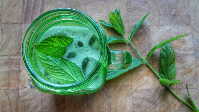 Mojito Matcha Iced Green Tea & Soya Latte // 76sunflowers