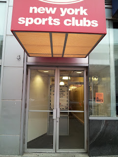 New York Sports Clubs on 125th Street, picture of two front doors