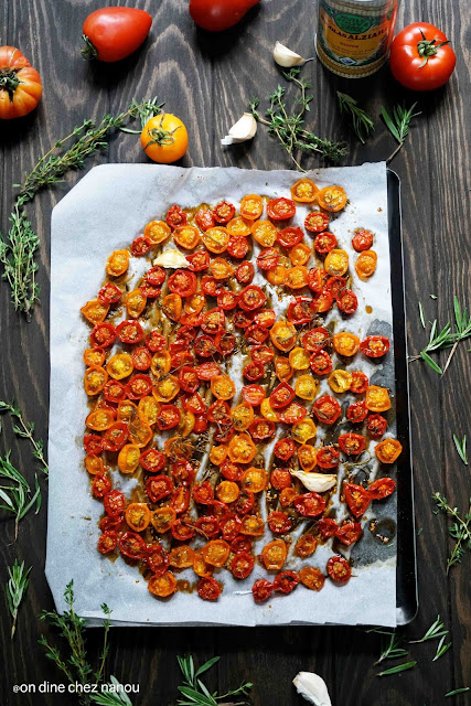 tomates , tomates confites , sous vide , cuisine italienne 