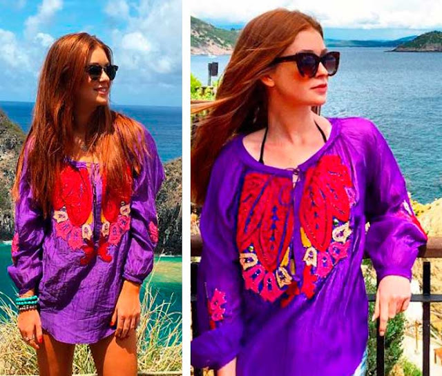 Marina Ruy Barbosa, look praia, bata