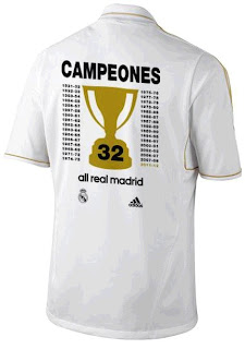 Real Madrid jersey of the 2011-2012 league championship
