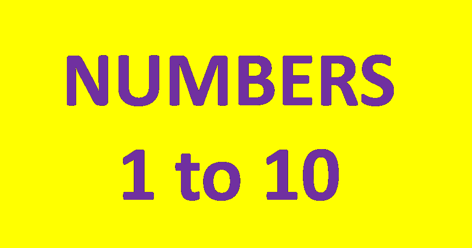Mengenal Angka 1 Sampai 10 Dalam Bahasa  Inggris  Belajar 