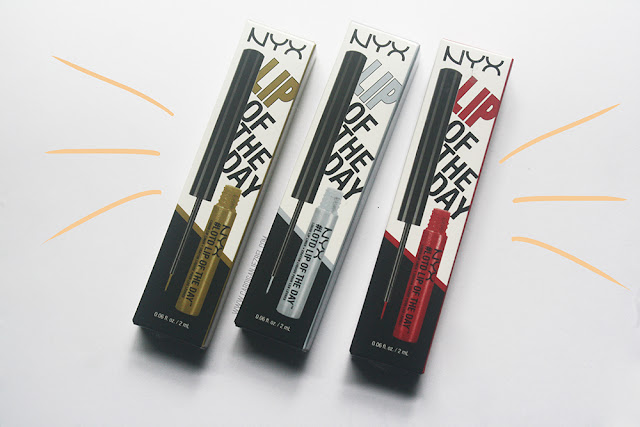 NYX Lip Of The Day Liquid Lip Liner Review and swatches