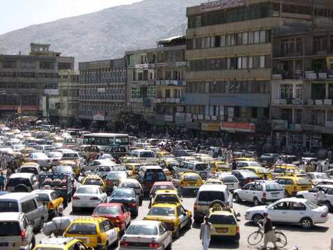 kabul afghanistan city. Kabul is a rush city. and it