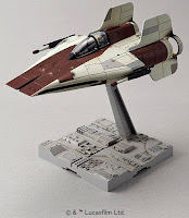 Bandai 1/72 A-Wing Star Fighter English Color Guide & Paint Conversion Chart