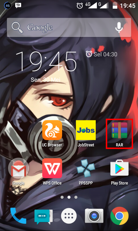 Cara membuka file rar berpassword di android