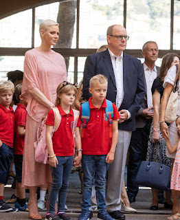 First day of school Prince Jacques and Princess Gabriella