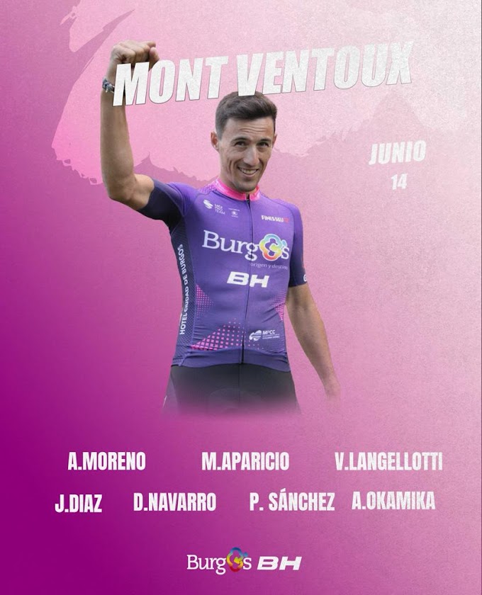 Mont Ventoux y los Pirineos franceses, protagonistas de la semana para el Burgos BH