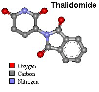 Thalidomide molecular structure
