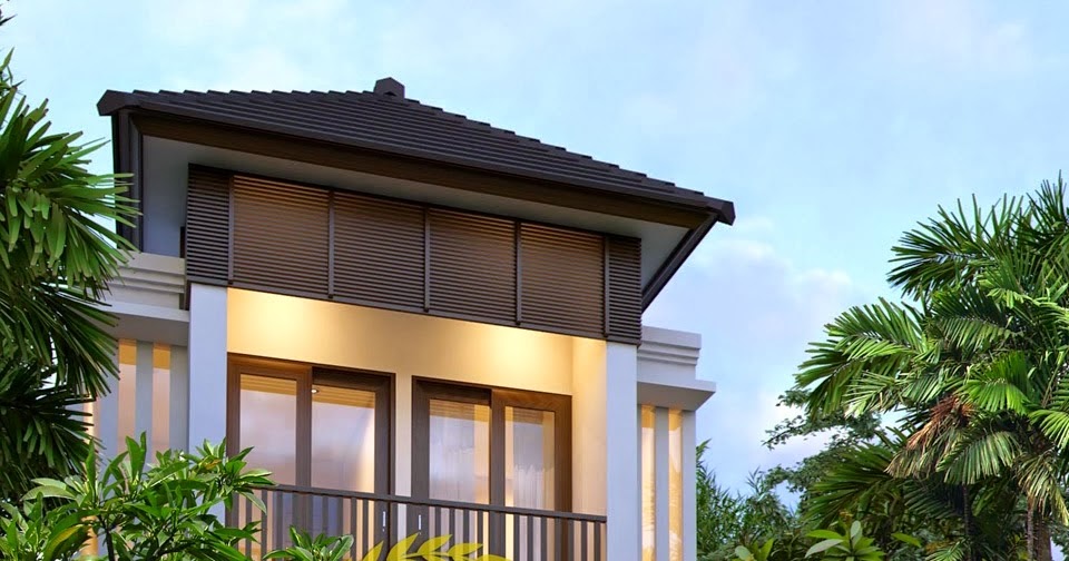  Desain  Rumah  Minimalis  2 Lantai Luas  Tanah  100m2 Gambar 