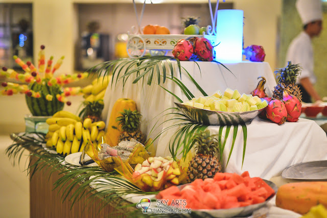 A very wonderful fruit section in Mutiara Restaurant