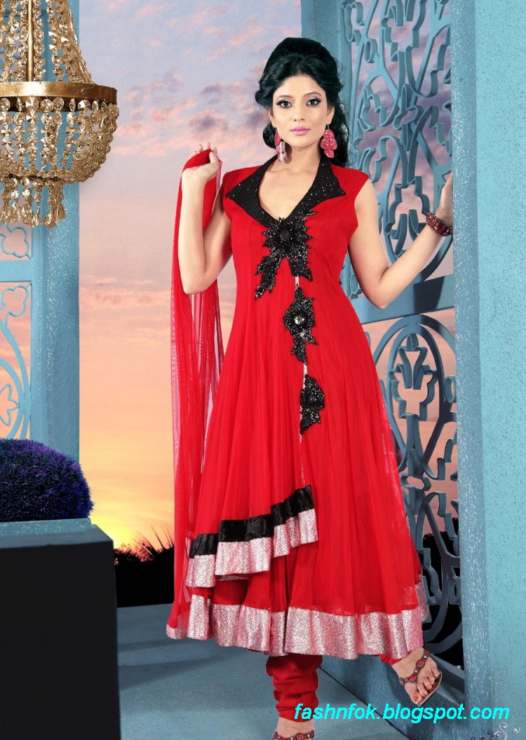 Fashion & Fok: Anarkali Fancy Umbrella Frocks-Anarkali 