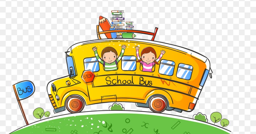  Gambar  kartun anak  sekolah naik  bus  SD dan TK gratis 