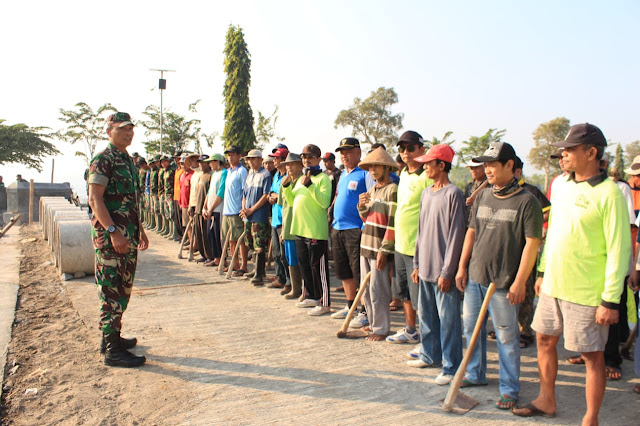 TMMD Kodim Klaten Sukses , Berkat Bantuan Semua elemen Masyarakat