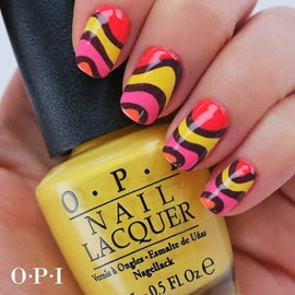 Nail Art esmaltes de uñas Opi Brazil vídeo tutorial