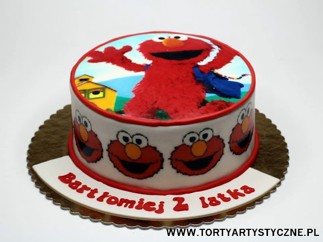 tort elmo na 2 urodziny