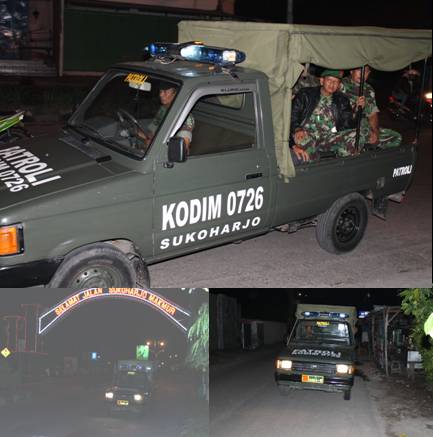 PATROLI KODIM  0726 SUKOHARJO