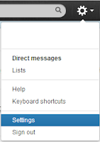 Setting Akun Email Twitter