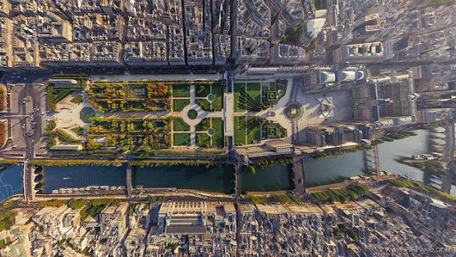 Paris, France Aerial view