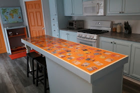 kitchen after DIY makeover