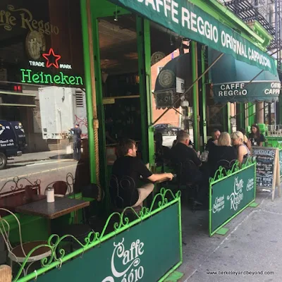 exterior of Caffe Reggio in NYC