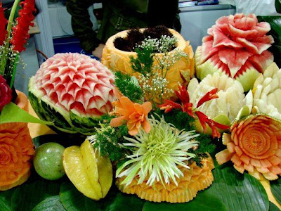 vegetable art carving