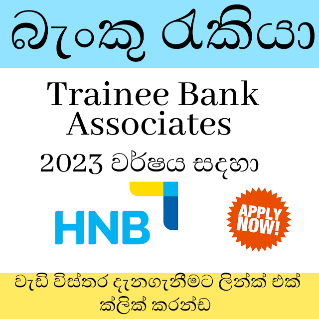 Hatton National Bank PLC /Trainee Bank Associates 