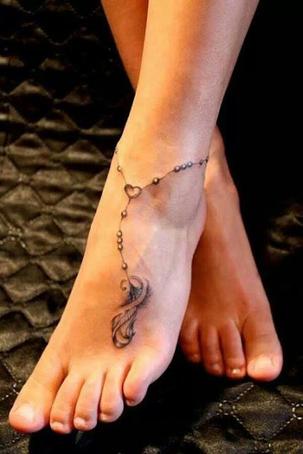 Cute Tattoo Designs Women | Outstanding Foot Tattoo