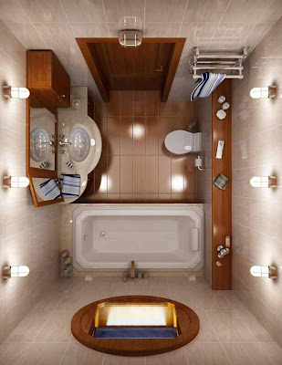 Desain Kamar Mandi Minimalis Cantik Mungil