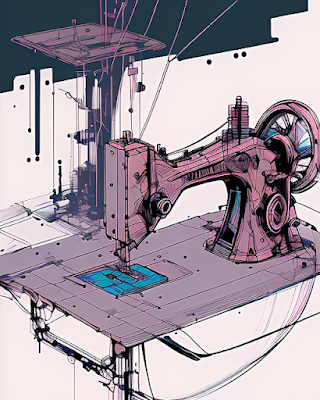 AI Generated Sewing Machine