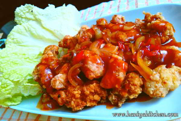 resep ayam saus asam manis