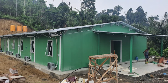 MESS DAN OFFICE TAMBANG EMAS HALMAHERA - MALUKU UTARA