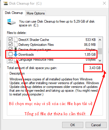 Disk Cleanup dọn rác, tăng tốc độ máy tính Windows  đơn giản