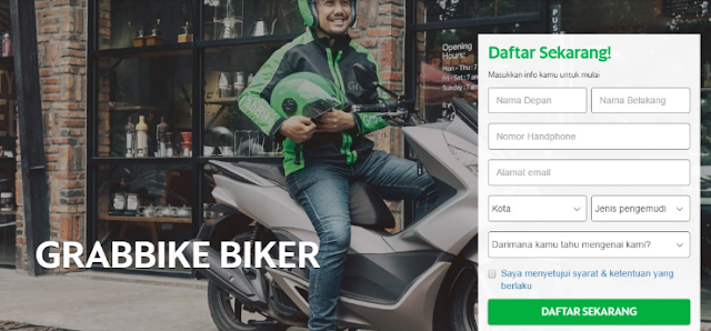 Cara Daftar GrabBike Online Terbaru 2019, Jadilah Driver Grabbike!