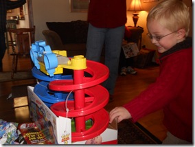 Hunter and car race