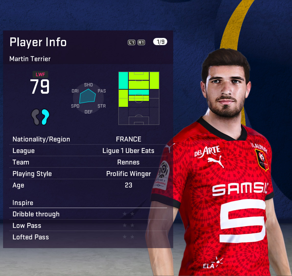 PES 2021 Faces Martin Terrier ~ PESNewupdate.com | Free ...