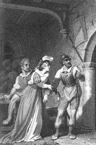 Illustration from The Mysteries of Udolpho  (1806 edition)