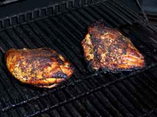 Chicken on the grill