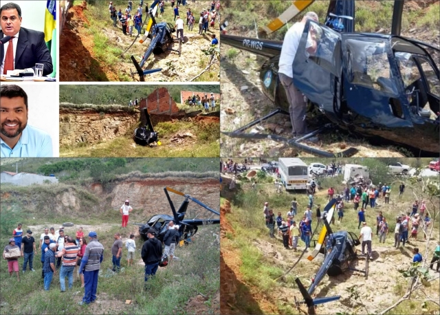 Helicóptero cai com deputado João Bacelar (PL) e aliado no interior da Bahia