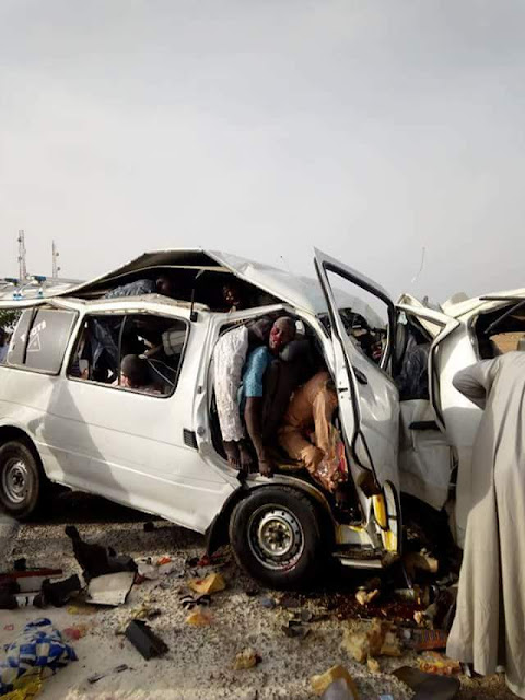 Graphic photos: Scores killed in fatal auto crash along Gusau-Zaria road