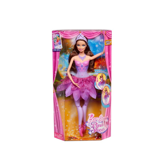 Poupée Barbie rêve de danseuse étoile : Krystin dans le ballet du lac des cygnes.