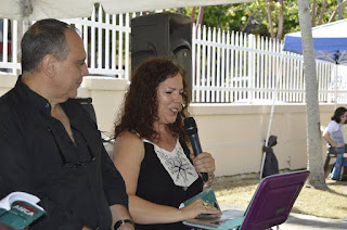 Rafael Courtoisie Melanie Pérez Ortiz Festival de la Palabra Puerto Rico