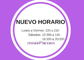 nuevo horario la tienda de maría ropa bebés