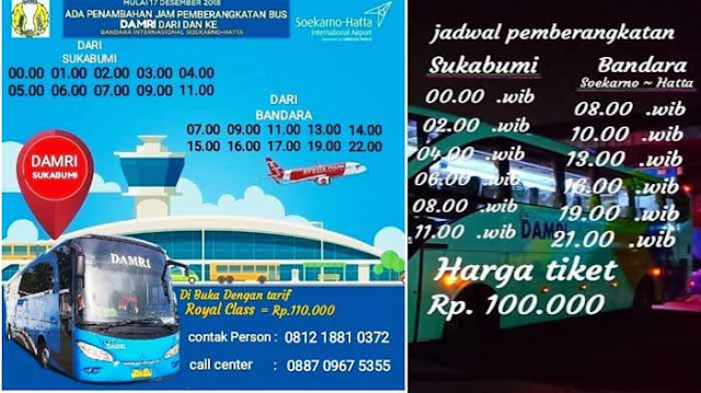 Damri Sukabumi: Ini Pool, Harga Tiket & Jadwal ke Bandara Soekarno Hatta