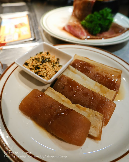 旺角 瓊華 炑八 韓烤 豬皮