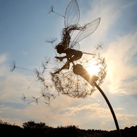 Fairy Steel Garden Sculptures