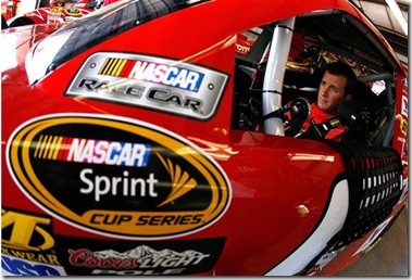 2010 Infineon Kasey Kahne in car for practice