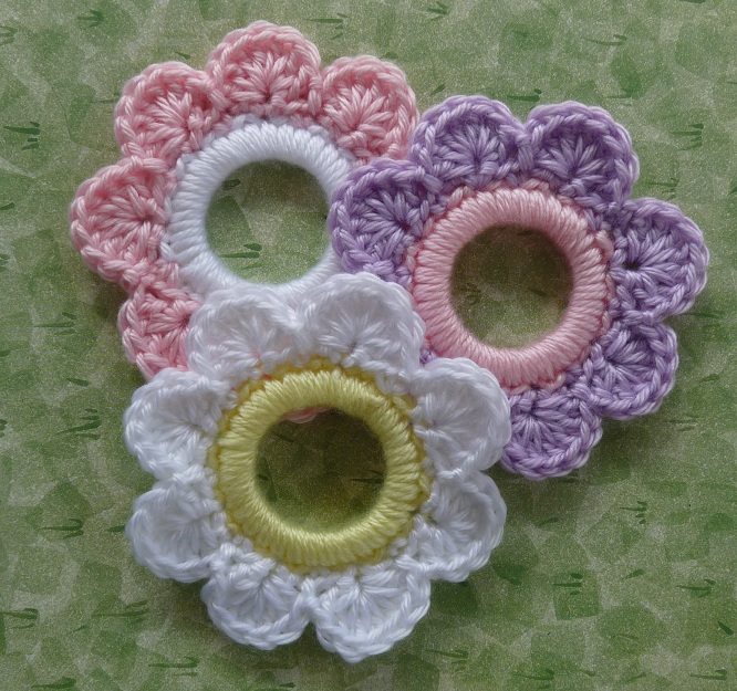 Fitoori Banjaaran's Crocheted Floral Rings