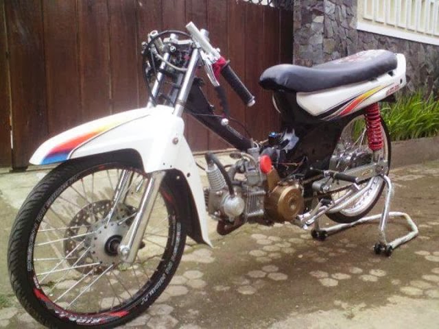 5 Tampilan Wah Modifikasi Motor Legenda - Variasi Motor 