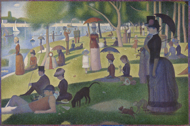 A Sunday on La Grande Jatte painting by Seurat